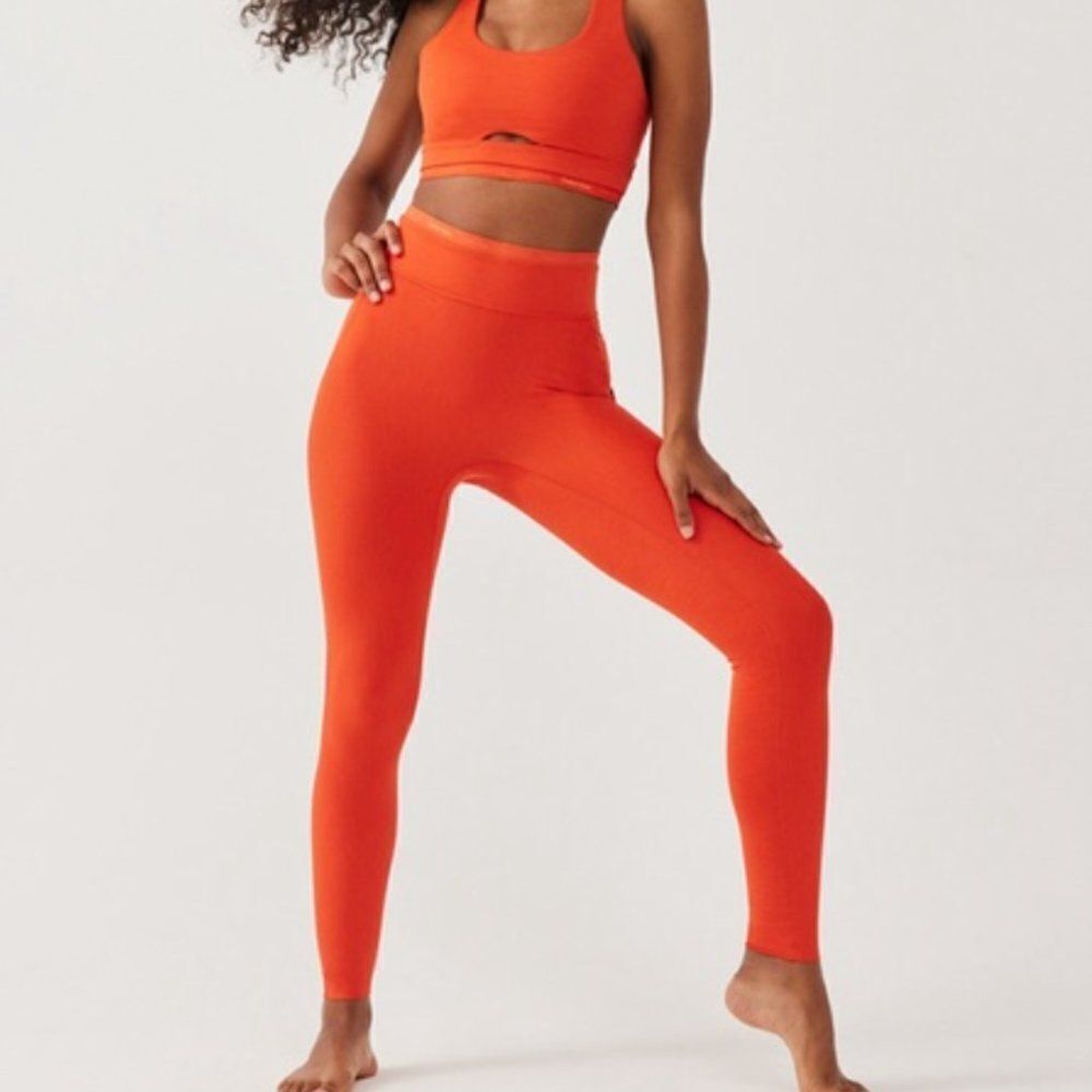 Outdoor Voices Thrive 7/8 Leggings In Paprika